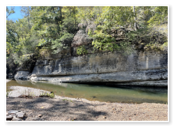 One of the great swimming holes in our area, this one is spring fed so it stays cool even in the middle of the summer
